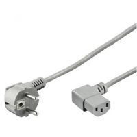 goobay cable de alimentacion para cpu acodado cee7c13 2m gris