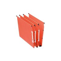 esselte orgarex 50mm lateral file a4 orange 25 pack