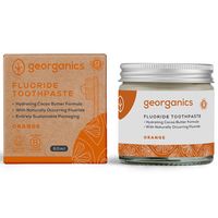 georganics fluoride toothpaste - orange - 60ml