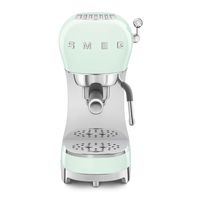 cafetera express - smeg ecf02pgeu verde