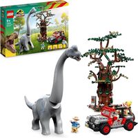 lego jurassic park descubrimiento del braquiosaurio