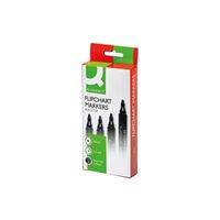 q-connect flipchart marker pen bullet tip assorted pack of - kf01551