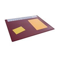 durable calendar desk mat 65x50cm red