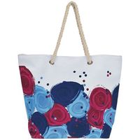 mora mora bolso sac flor bleu para mujer