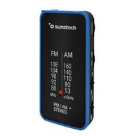 sunstech rpc6bl radio portatil azul