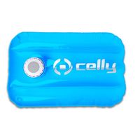 celly pool pillow colchoneta hinchable con altavoz bluetooth resistente al agua 3w azul