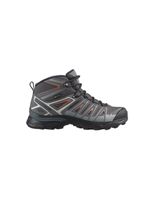 botas de montana salomon x ultra pioneer mid gore-tex gris mujer