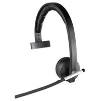 logitech h820e auricular monoaural inalambrico negro