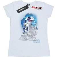 disney camiseta manga larga the last jedi para mujer