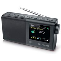 muse m-117 db black radio dab fm portatil