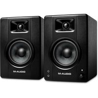 m-audio bx4 pareja de monitores de estudio activos 120w negros