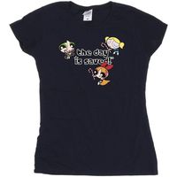 the powerpuff girls camiseta manga larga girls the day is saved para mujer