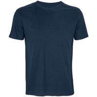 sols camiseta odyssey camiseta de algodon reciclado unisex azul marino para mujer