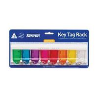 kevron standard key tags assorted 8 pack