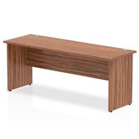 impulse 1800600 rectangle panel end leg desk walnut - mi001968