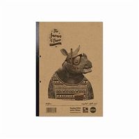 rhino recycled refill pad 320 pages 8mm ruled with margin a4 pack 3