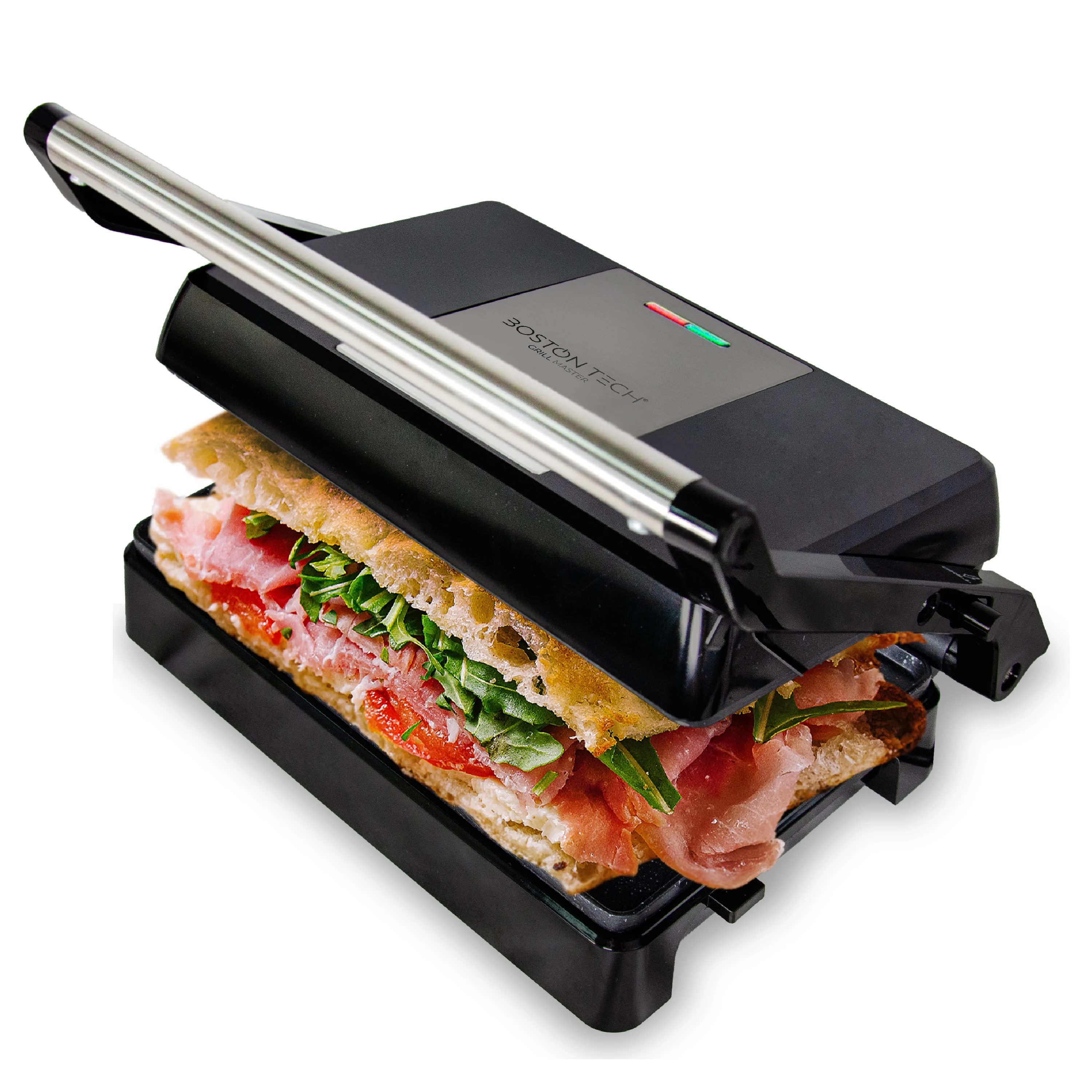 grill master parrilla electrica 3 en 1 grill sandwichera y panini placas antiadherente apertura