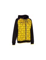 chaqueta joma supernova iii con capucha mujernina negro amarillo