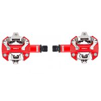 pedales look x-track rojo spd