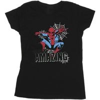 marvel camiseta manga larga amazing para mujer