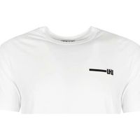 les hommes camiseta uht214 700p  typography t-shirt para hombre