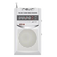 radio nevir de bolsillo nvr-136 plata