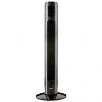 domo ventilador de torre con mando a distancia 45w negro