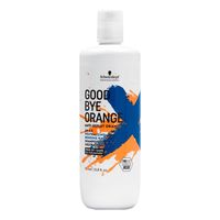 champu goodbye orange - 1000 ml - schwarzkopf - champu sin sulfatos para neutralizar al instante tonos anaranjados y rojizos en rubios oscuros y casta