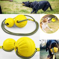 juguete interactivo para perros con cuerda juguete duradero para masticar para perros bola flotante elastica de eva para entrenamiento y juego de perros