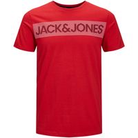 jack  jones camiseta 12255501 jwhcorp logo tee ss o-neck jnr true red para nino