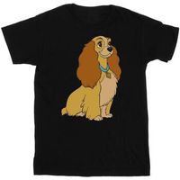 disney camiseta manga larga lady and the tramp para mujer