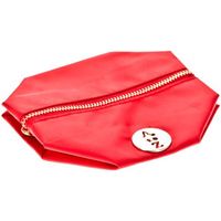 very bag street bolso pochette besace bouton dore rouge para mujer