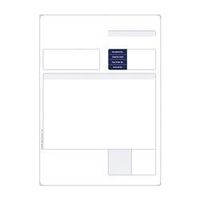 custom forms sage 1-part a4 laser invoices 90gsm 500 pack