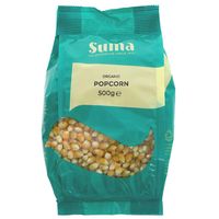 suma prepacks organic popcorn 500g