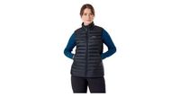 chaqueta de plumon sin mangas rab microlight negro mujer