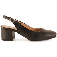 chamby zapatos de tacon salones destalonados de piel negros by para mujer