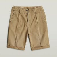 g-star raw short d24544 c962 pleated chino-b444 safari para hombre