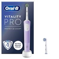 oral-b vitality pro cepillo electrico morado  cabezal extra