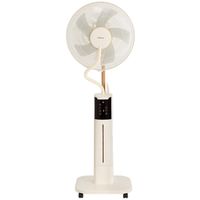 create air mist pro ventilador nebulizador oscilante con mando a distancia 70w 2l blanco