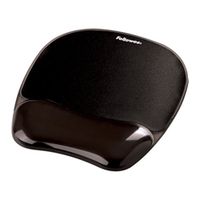 fellowes crystal mouse mat pad with gel wrist rest