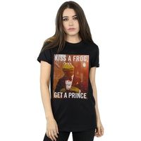 disney camiseta manga larga the muppets kiss a frog get a prince para mujer