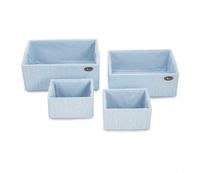 set cestas wool azul