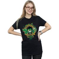 dc comics camiseta manga larga teen titans go crazy for pizza para mujer