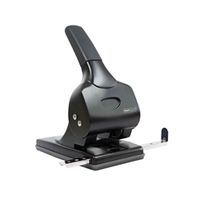 rapesco alu 65 hole punch metal black