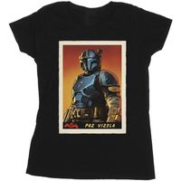 disney camiseta manga larga the mandalorian para mujer