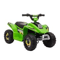 homcom quad electrico 6v verde