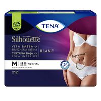 tena silhouette cintura baja blanca talla m