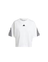 camiseta adidas future icons 3 bandas mujer blanco