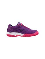 zapatillas de padel mizuno break shot 4 padel mujer purpura