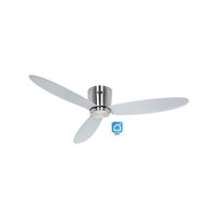 ventilador de techo casafan 313280w eco plano ii 132cm plata wi-fi